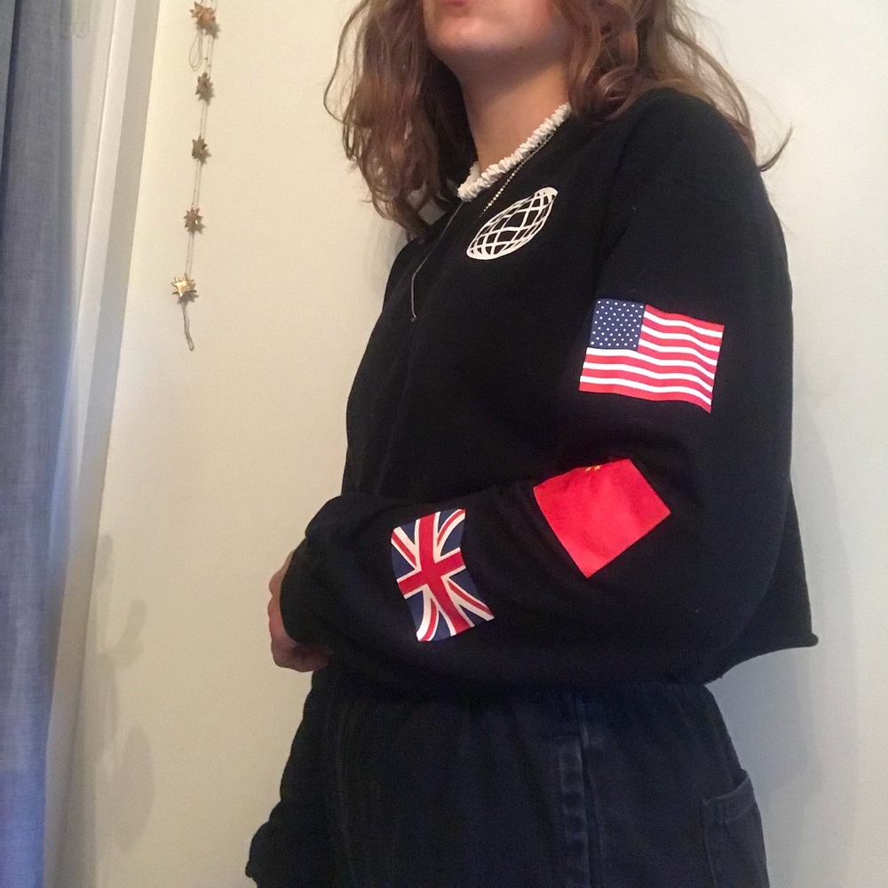 Shein flag shirt